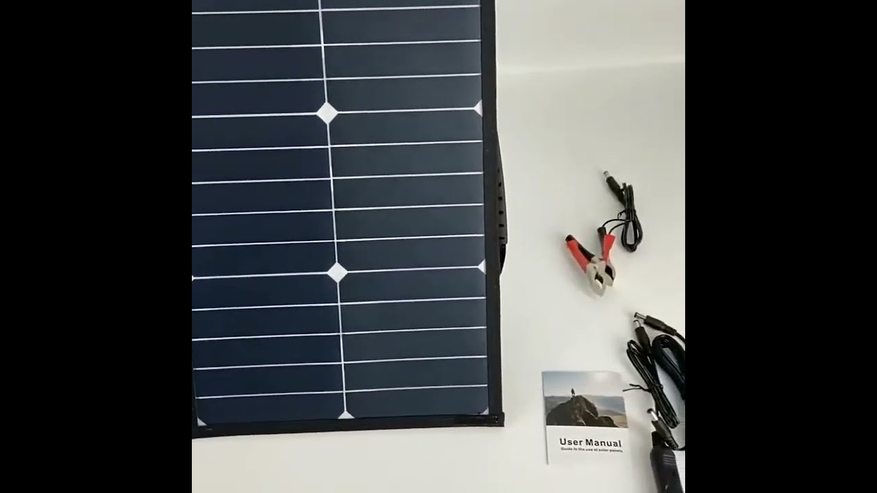 Cолнечная панель 50W 18V USB Solar panel Ссылка в комментариях/Product link in comment 