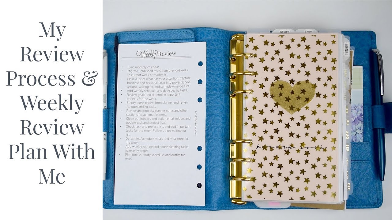 2019 GTD Update: My Review Processes and Weekly Review/Plan With Me | Kendra Bork