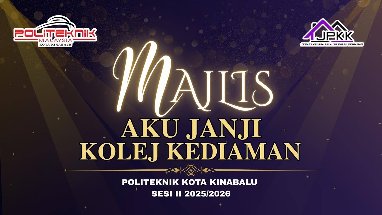 MALAM MANIFESTO SEMPENA PILIHAN RAYA KAMPUS POLITEKNIK KOTA KINABALU