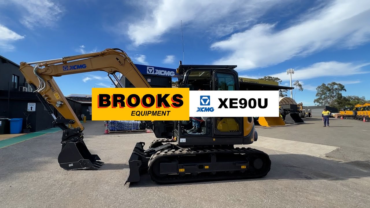 XCMG XE90U Rubber Tracked Excavator | Brooks Equipment