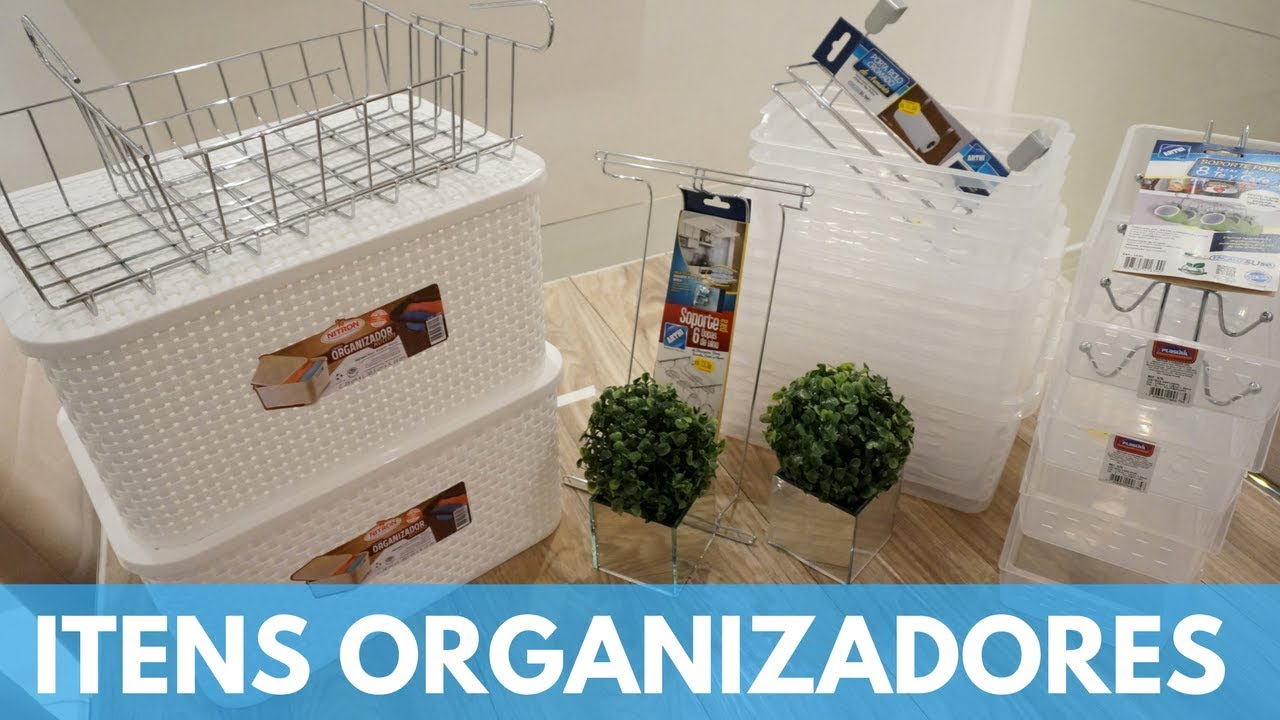 Comprinhas para organização do lar (loja popular)