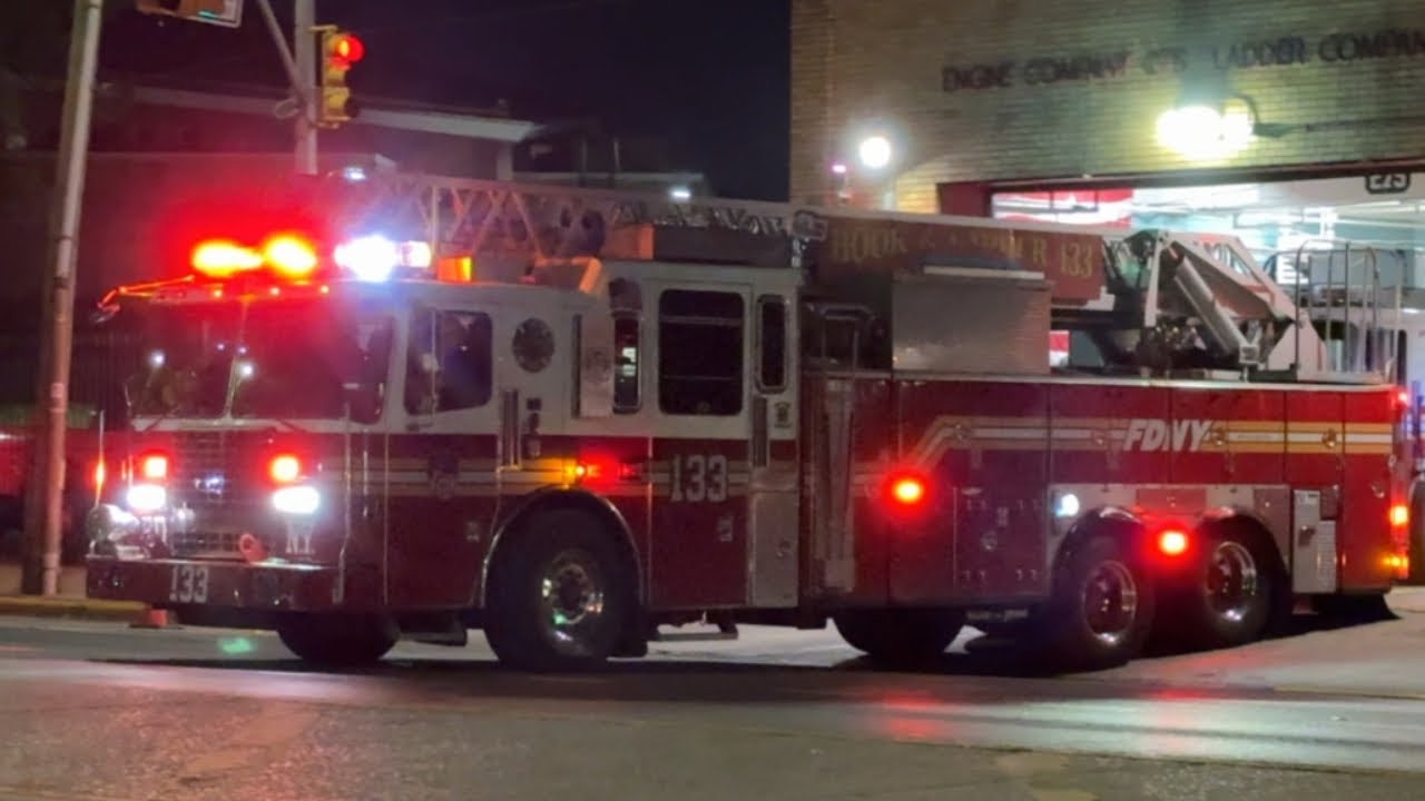 **PINNED Q2B** FDNY Ladder 133 Responds second due for smoke 