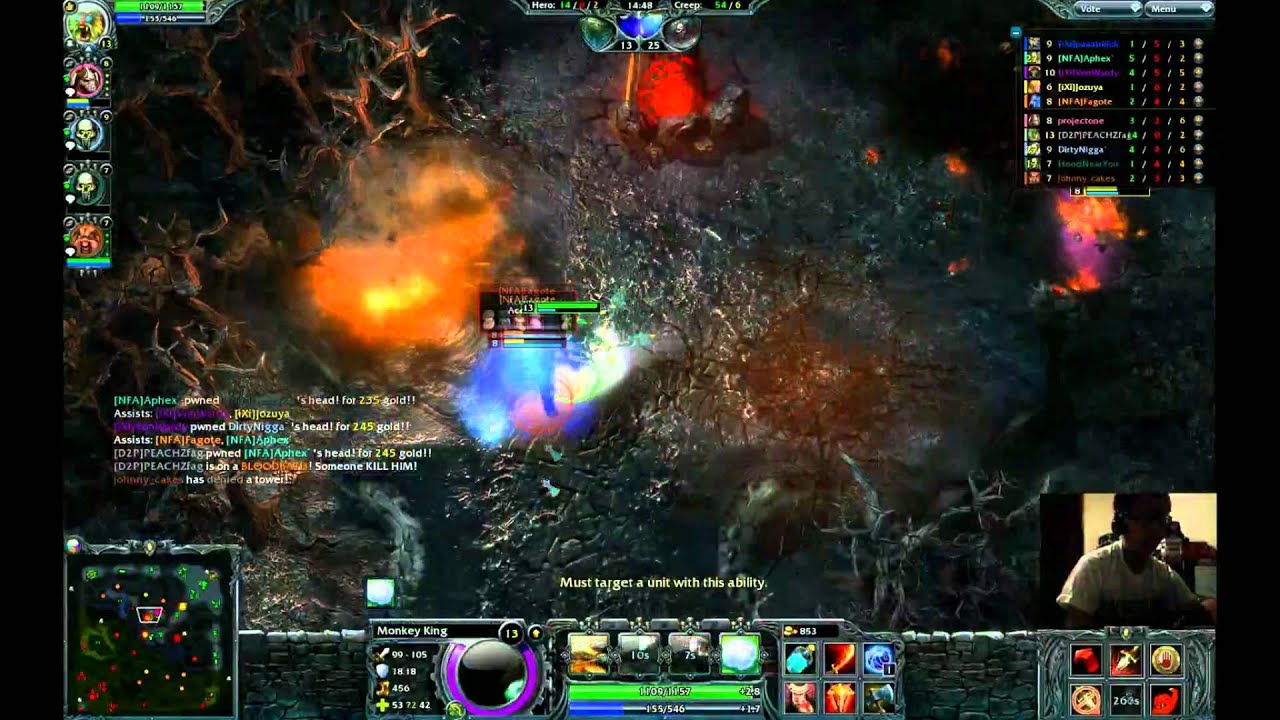 HoN | Moon Teaches [S2] Idedjer (Idra)  how to Monkey King + TOE STUB (Moonlights #7)