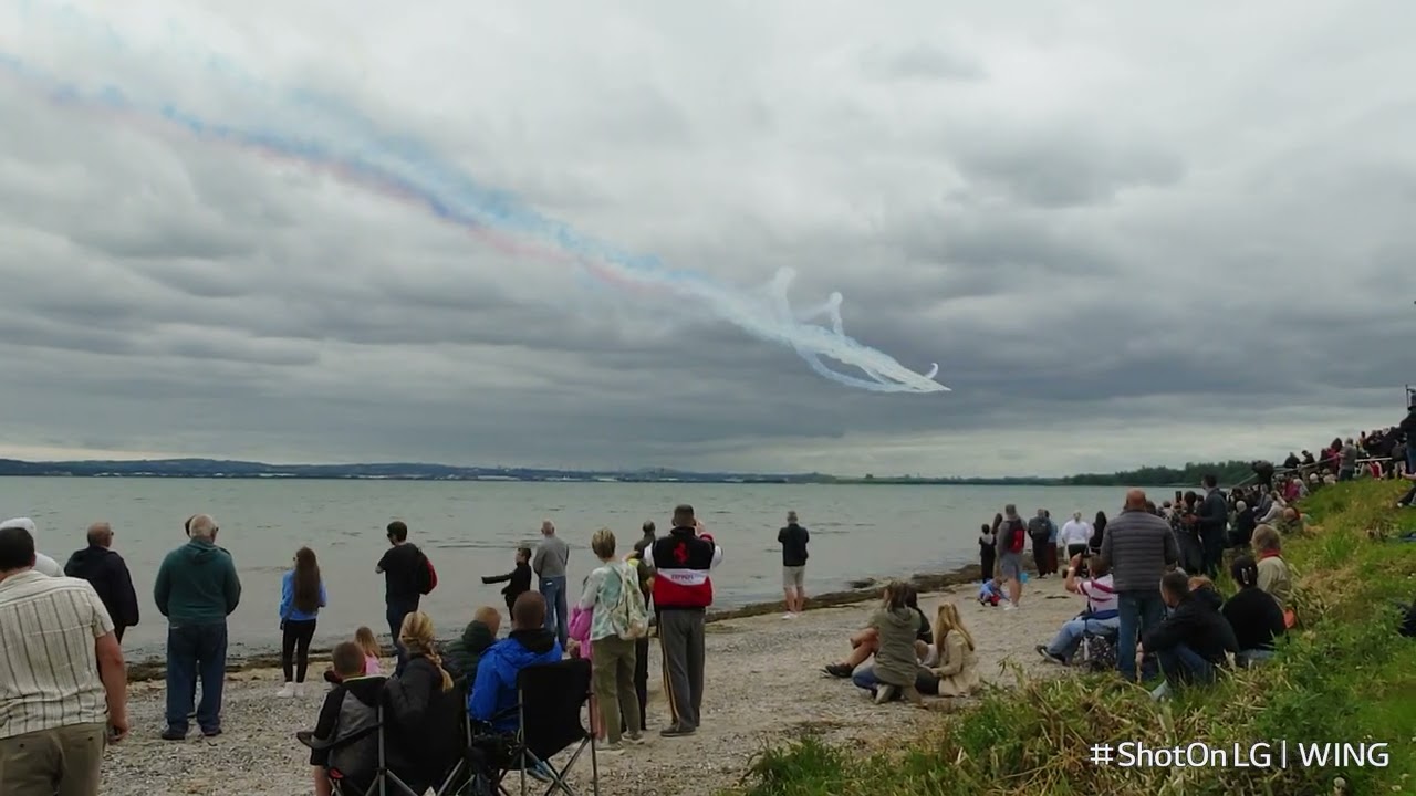 Red Arrows at Armed Forces Day 2024, Loughshore, Northern Ireland