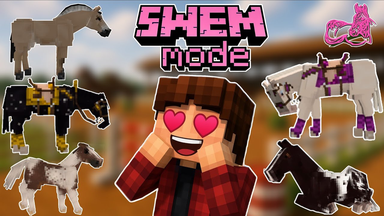 MOD SWEM (2025) - Cavalos realistas no Minecraft 🐴🐎