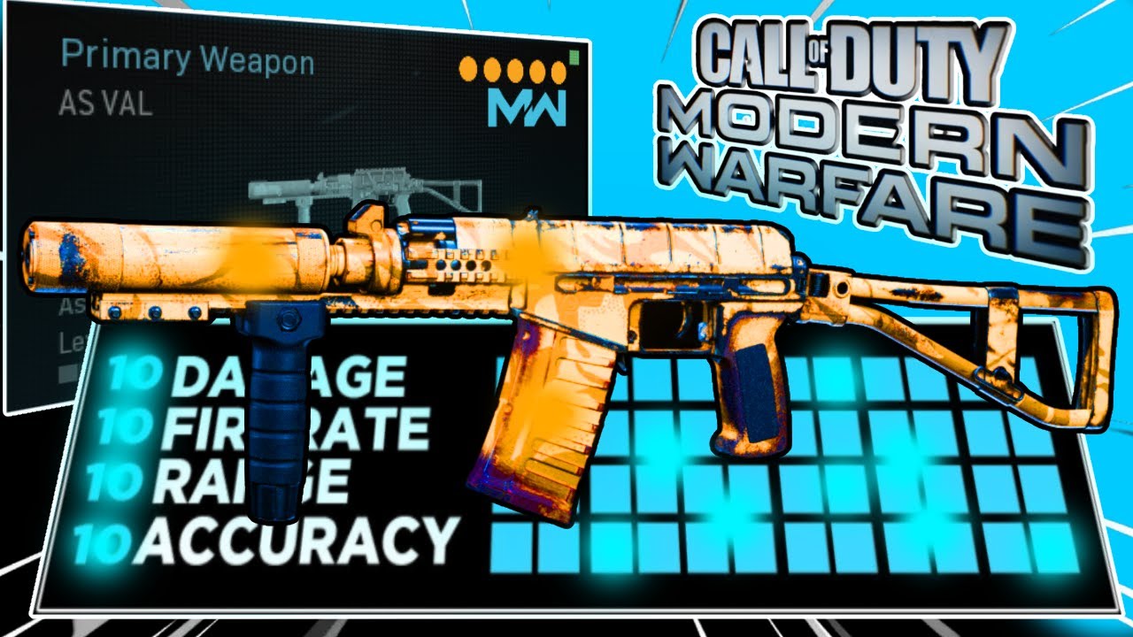 the *AS VAL* is OP in COD MW (BEST AS VAL CLASS SETUP)