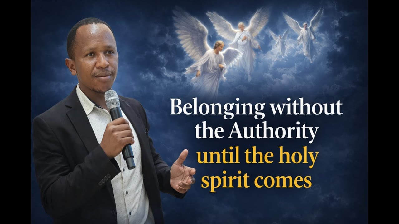 HOLY SPIRIT (Part 3..) Belonging without Authority until the Holy Spirit comes.