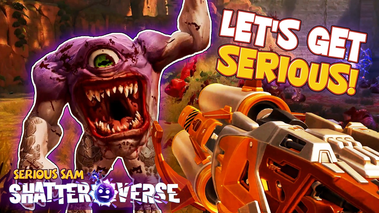 Shooting Aliens Until the Universe Collapses | Serious Sam: Shatterverse Gameplay Trailer