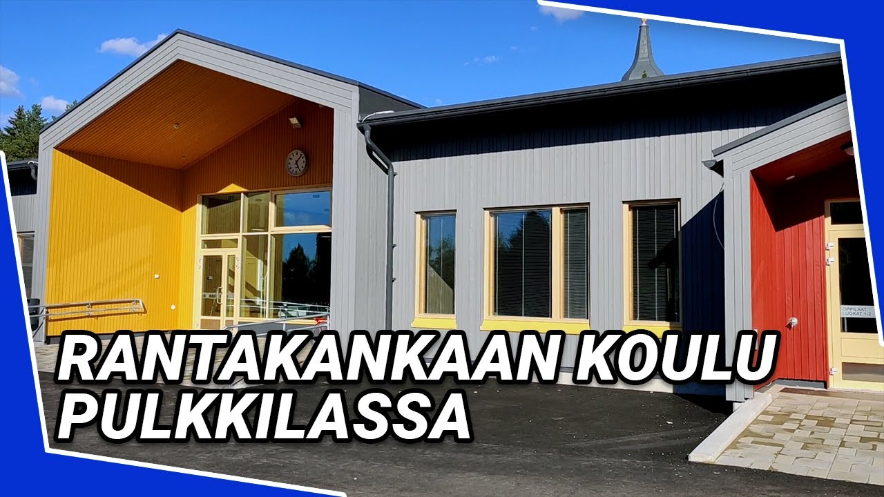 Vierailulla Rantakankaan koululla - Pulkkilan uusi alakoulu