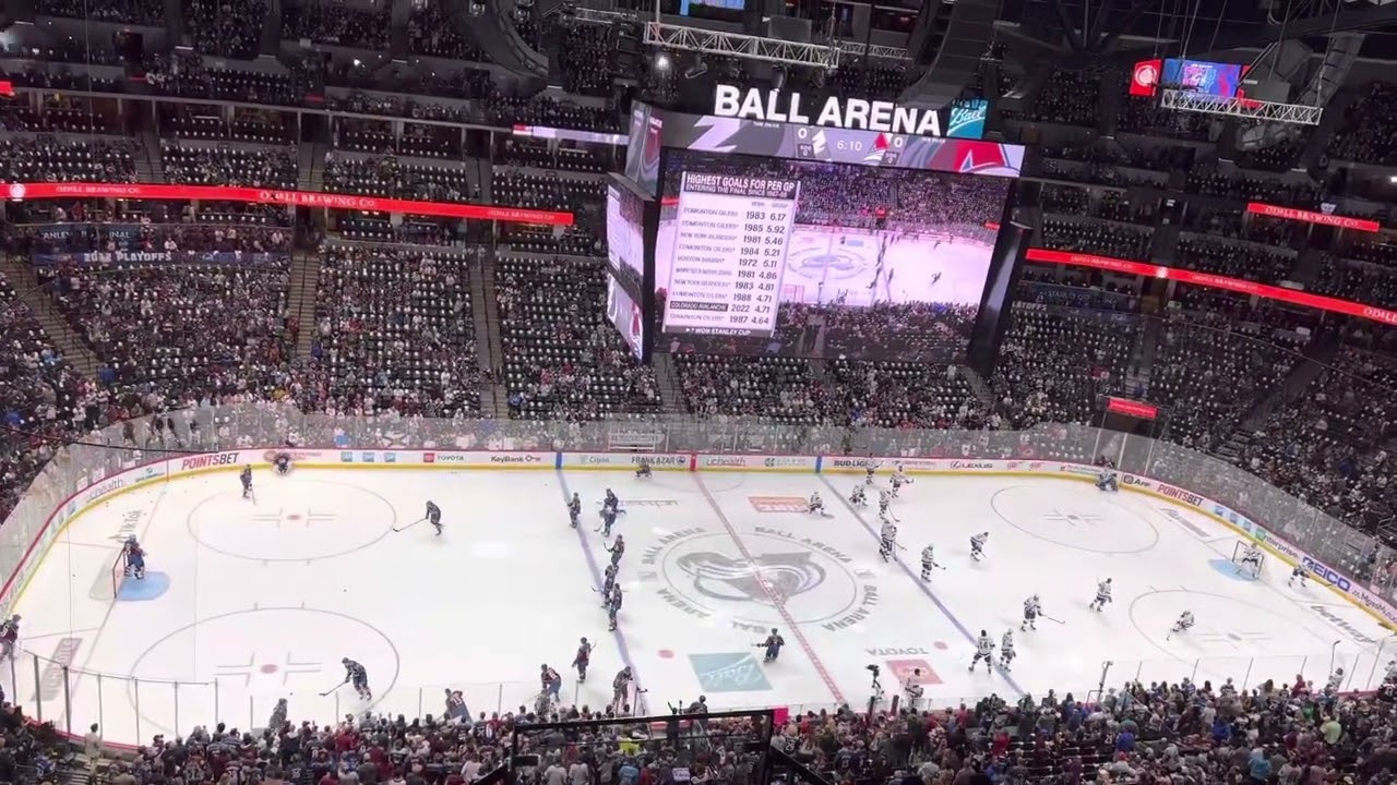 Avalanche vs Lightning game 1 warm ups / The Stanley Cup 6/15/22
