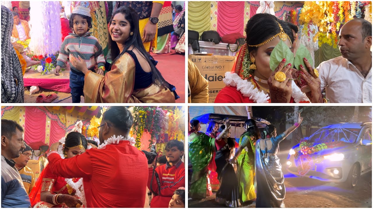 শুভ বিবাহ সম্পূর্ণ হল😍❤️ দিদির বিয়েতে দারুন মজা করলাম। | Prithi Mondal |