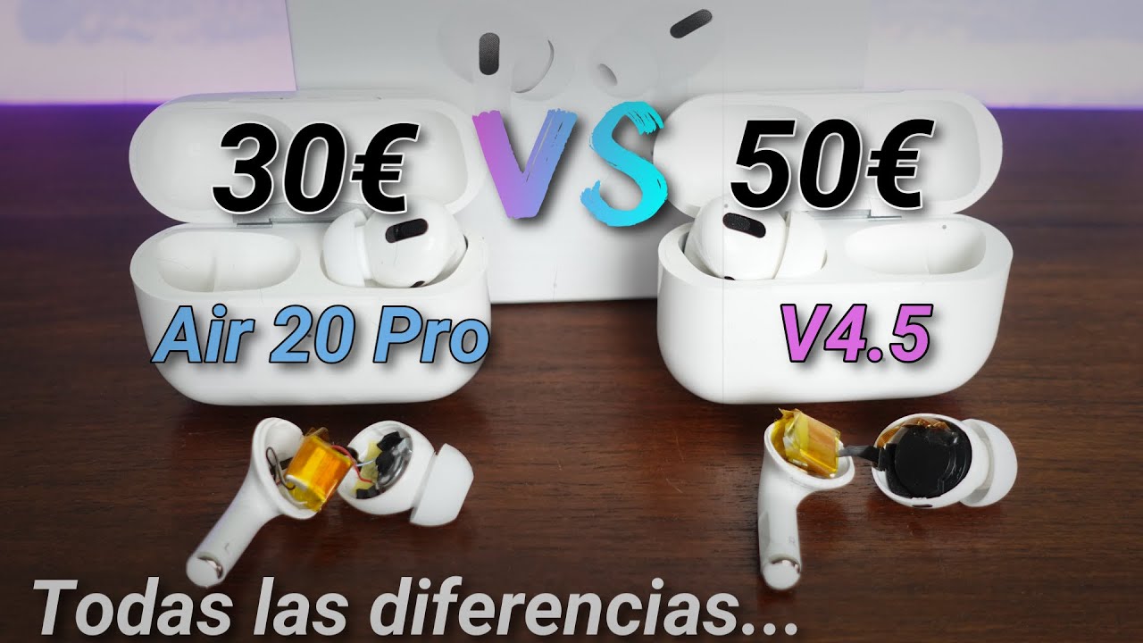 Airpods pro copia 30€ VS copia 50€...Nos engañan o está justificada esta diferencia de precio?