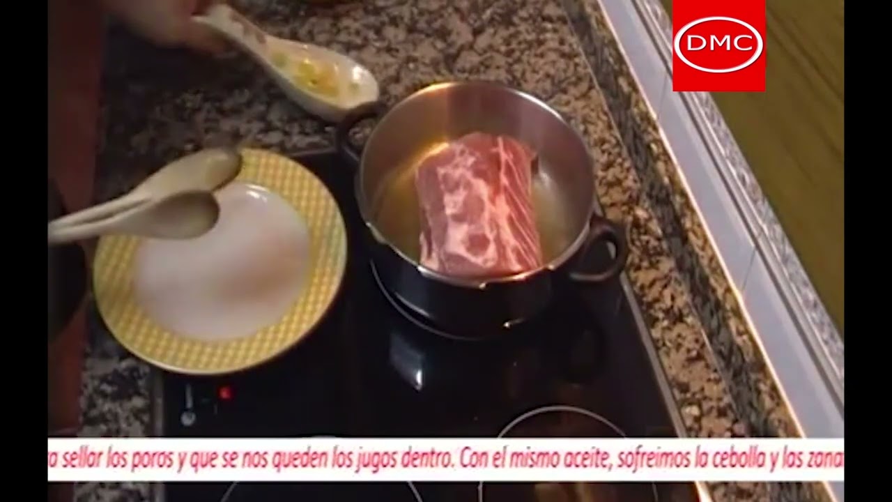 Cinta de lomo en salsa en olla Kuhn Rikon