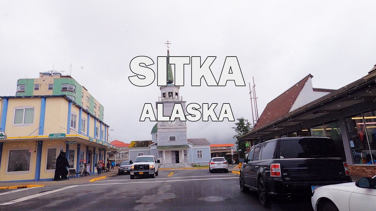 Sitka, Alaska- Drizzling Morning Drive 4K