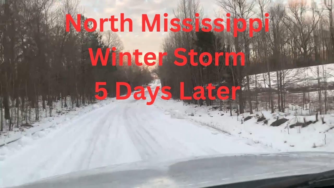 Проверка дорог спустя 5 дней после зимнего шторма.