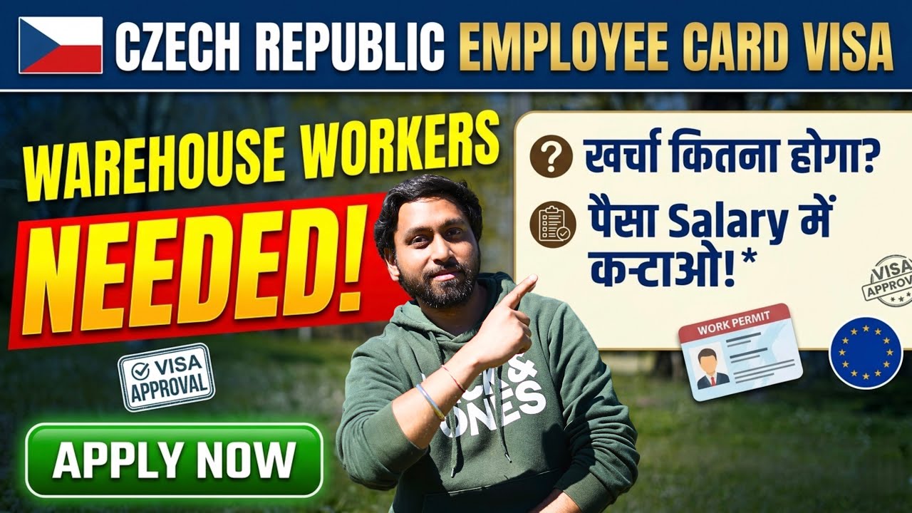 Czech Work Visa 2026: Jobs Available NOW &ndash; Salary, Cost & Full Process #harrysingheuropa