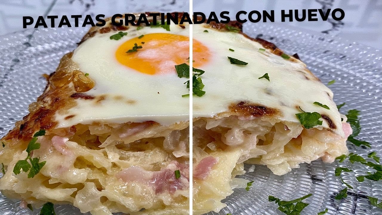 PATATAS 🥔 GRATINADAS CON HUEVO 🍳 EN MAMBO!! GUAUUU!!