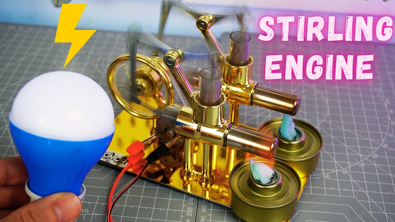 DIY Stirling Engine Kit – Unboxing, Assembly & First Run