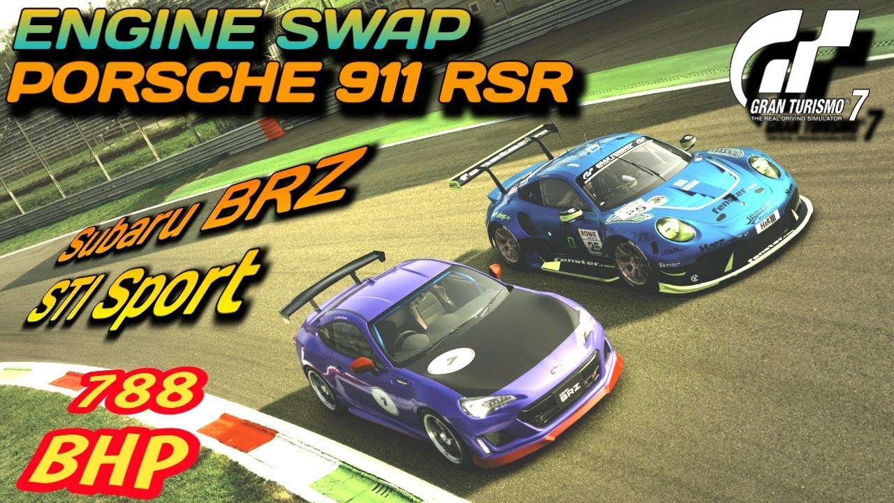 Gran Turismo 7 • MokkaPower • Subaru BRZ STI Sport ~ Engine Swap: Porsche 911 RSR • Gameplay #190