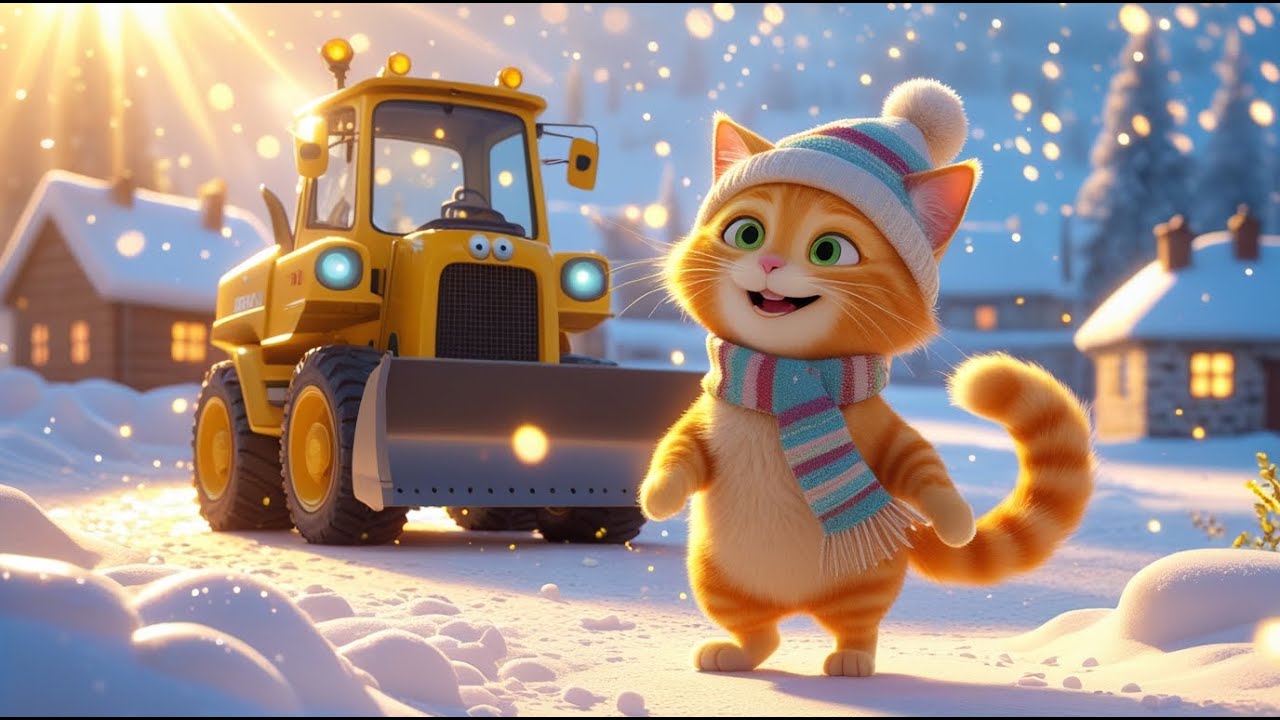 Їде-їде бульдозер бур-бур-бур 🚜 | Весела пісенька для малят | Український мультик для дітей