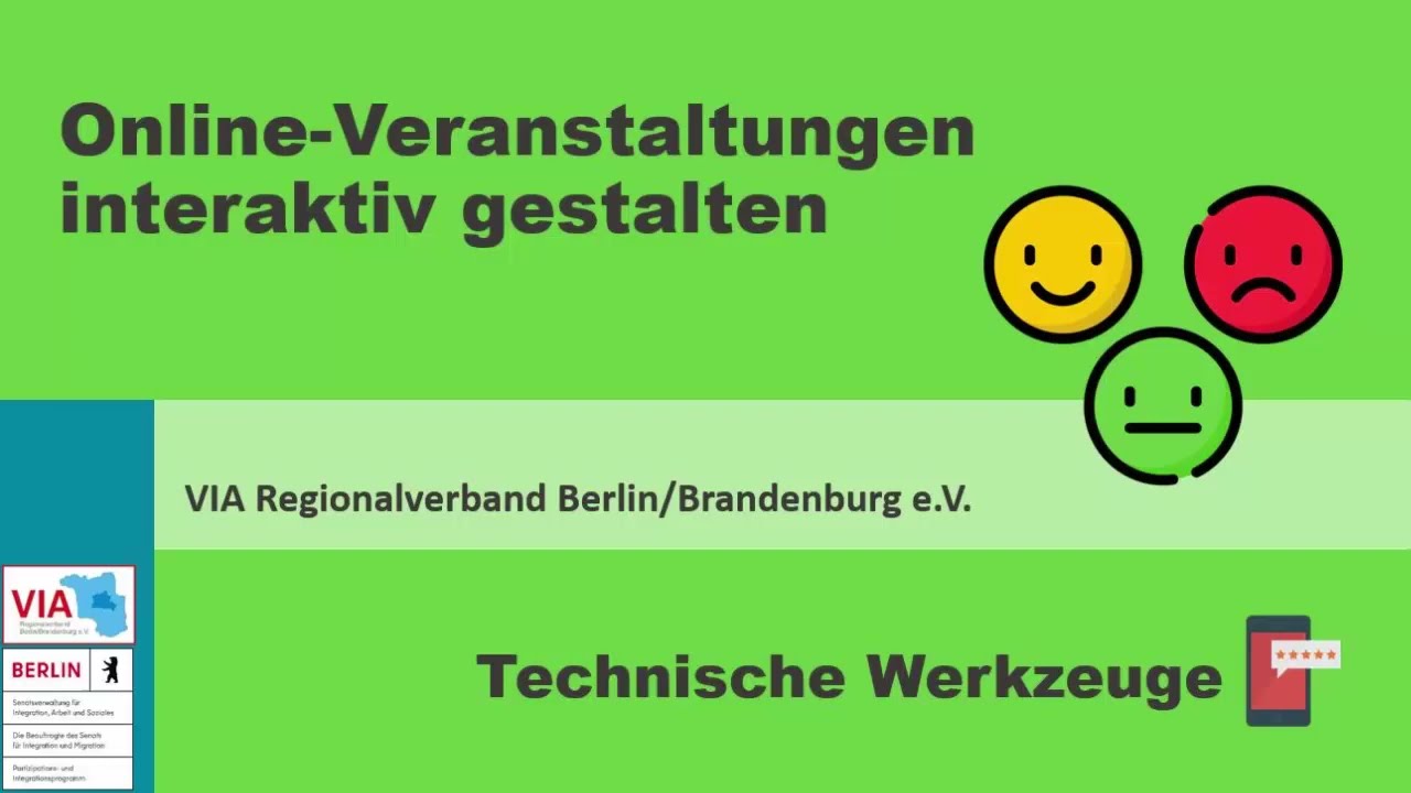 Online-Veranstaltungen interaktiv gestalten