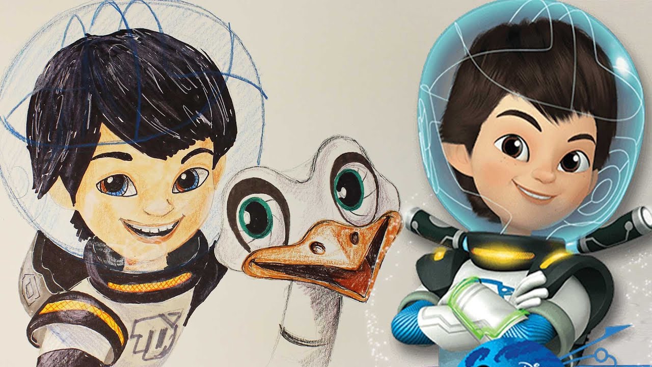 Miles from Tomorrowland | Miles Callisto and | How to Draw and Color Kids TV