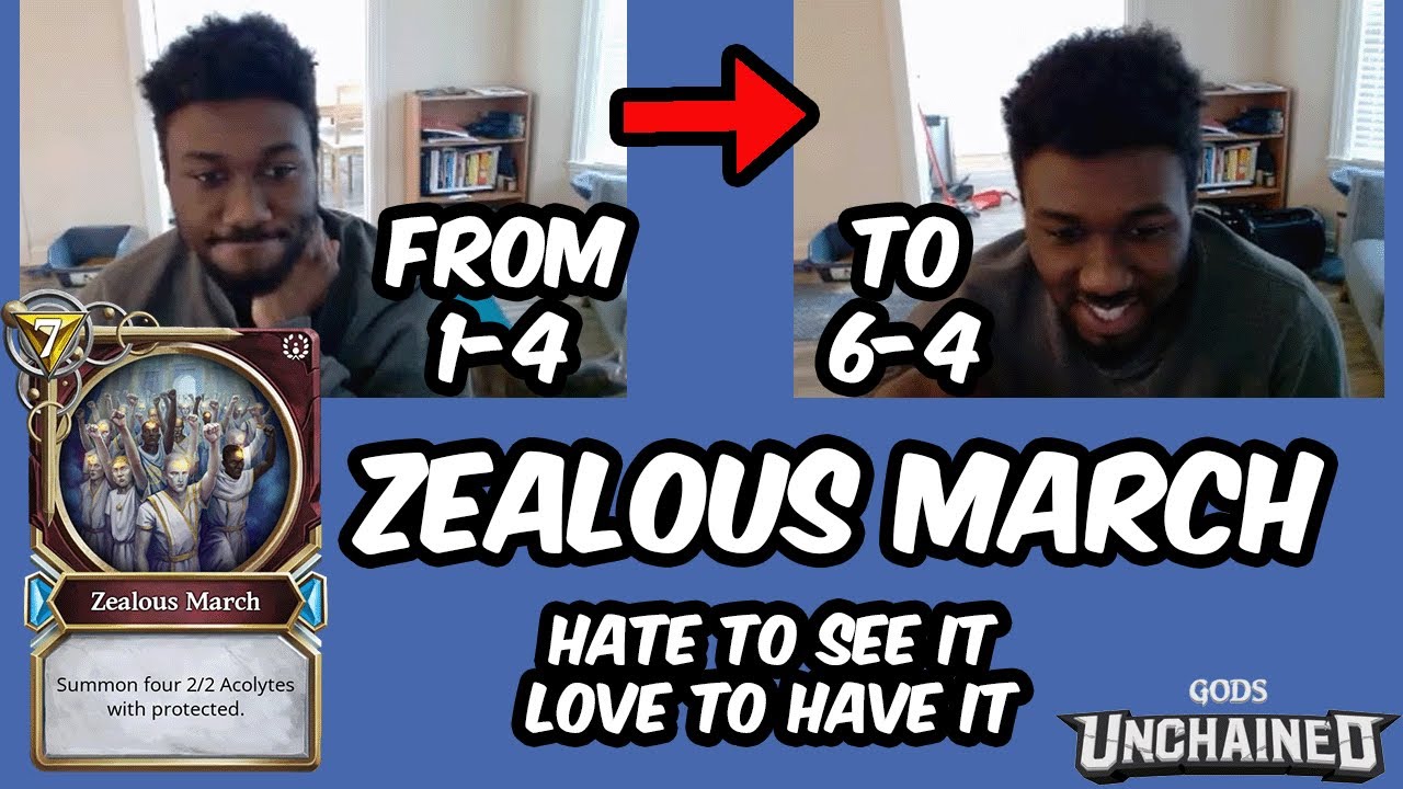 I see Zealous March, I play Zealous March | Sealed Mode Gods Unchained