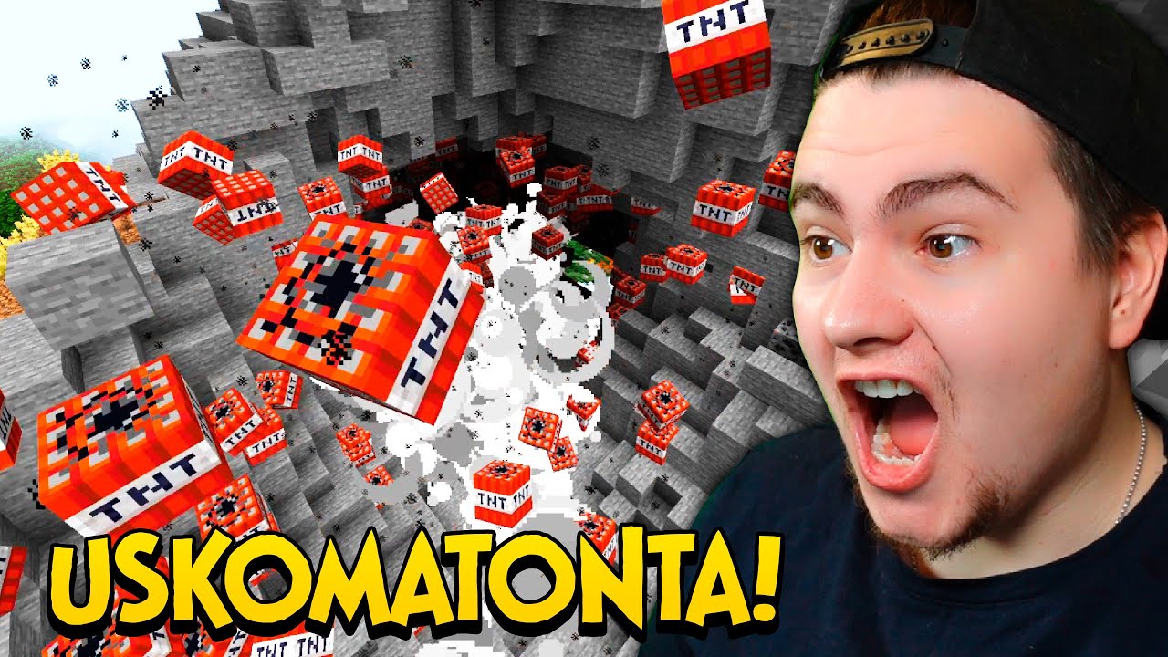 Testataan Minecraftin USKOMATTOMIA räjähteitä!