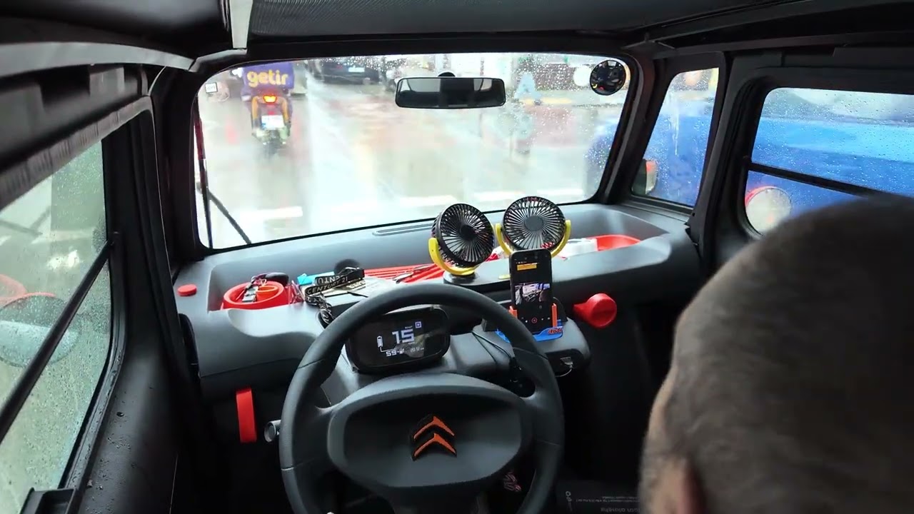 Citroen Ami Yağmurlu Hava Sürüş keyfi 