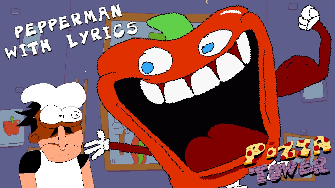 Pepperman Strikes с текстом песни | Pizza Tower | No Food Before Bed