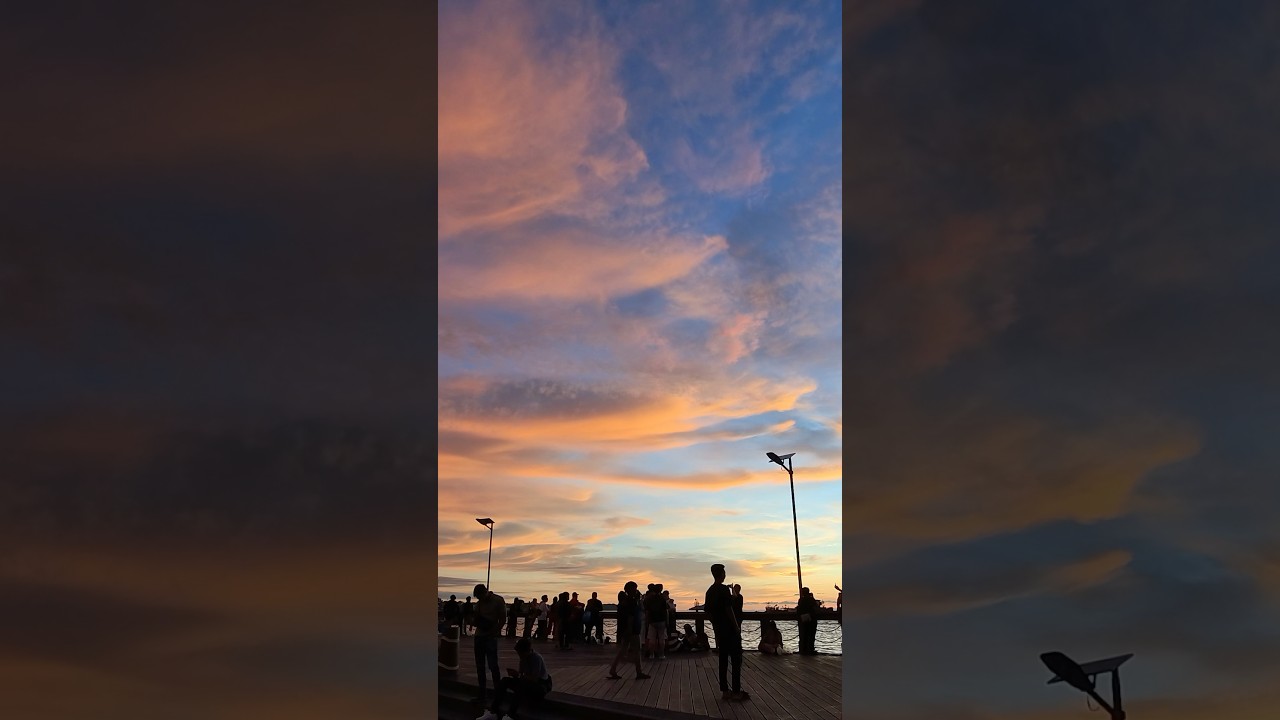 Kota Kinabalu Todak Waterfront Sunset