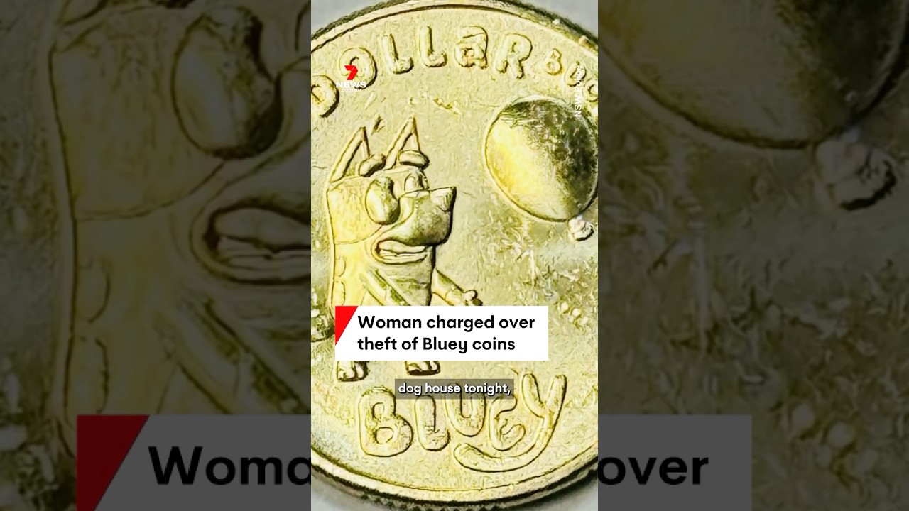 Woman charged over theft of 63,000 Bluey coins