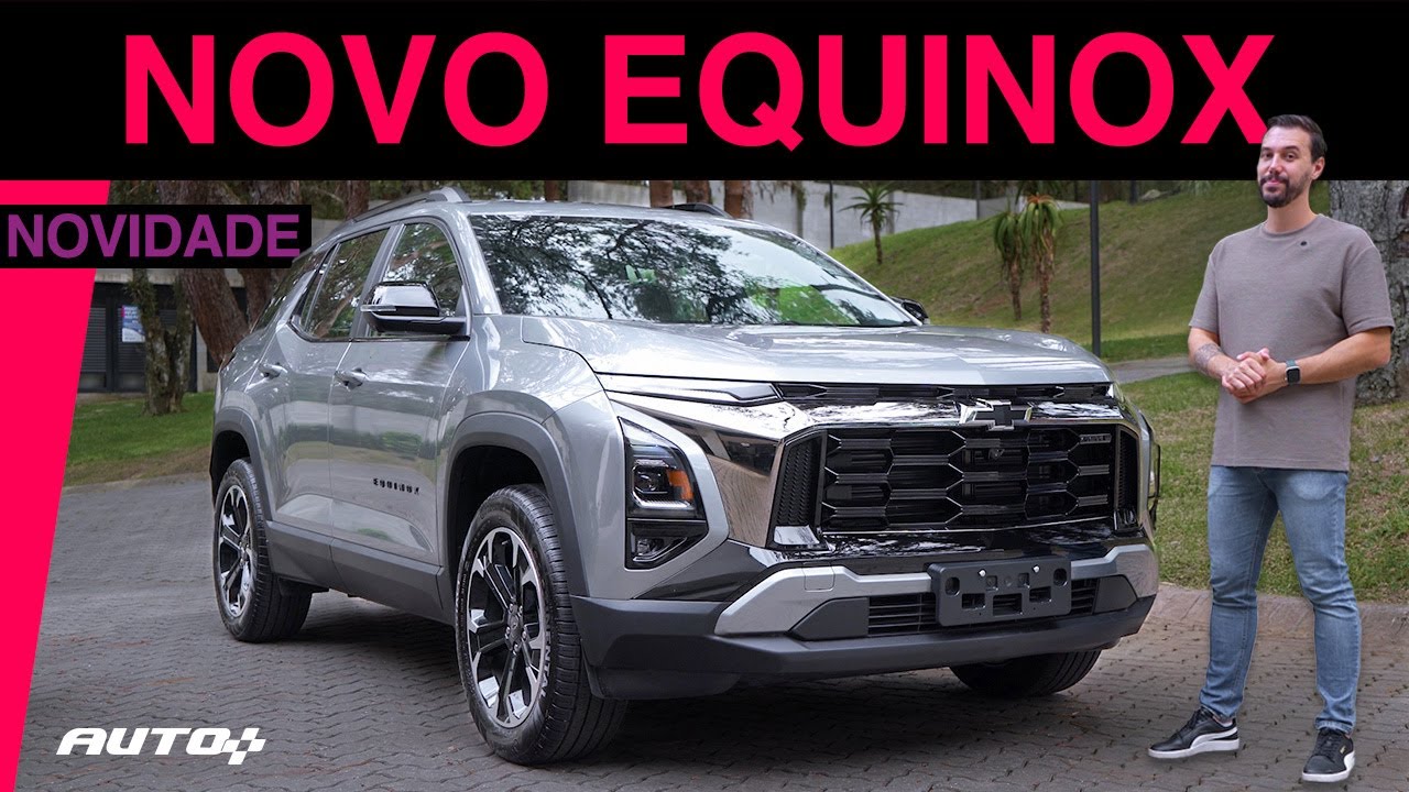 NOVO EQUINOX, tudo novo no SUV m&eacute;dio da CHEVROLET para enfrentar Taos e Corolla Cross!