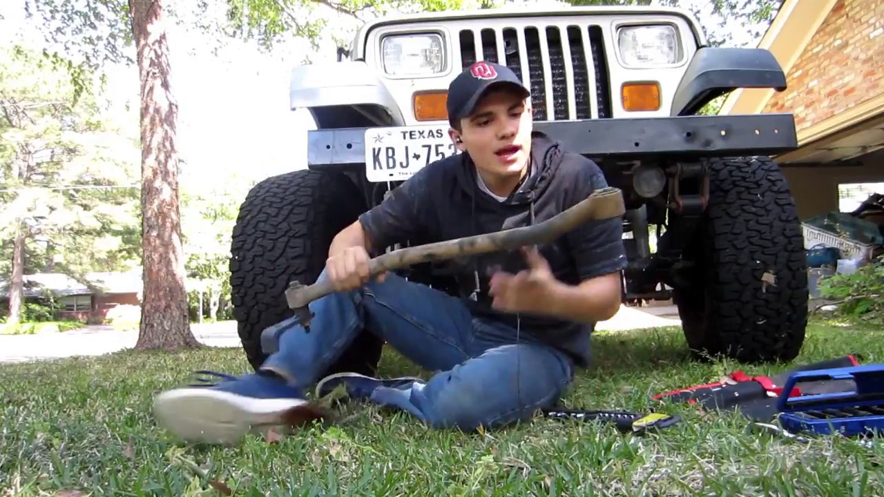 Should you take the track bars off a Jeep YJ