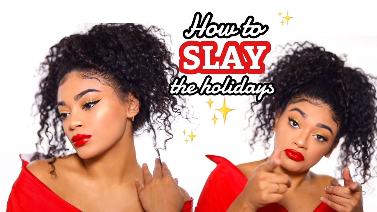 HOLIDAY MAKEUP LOOK | HOW TO SLAY | jasmeannnn