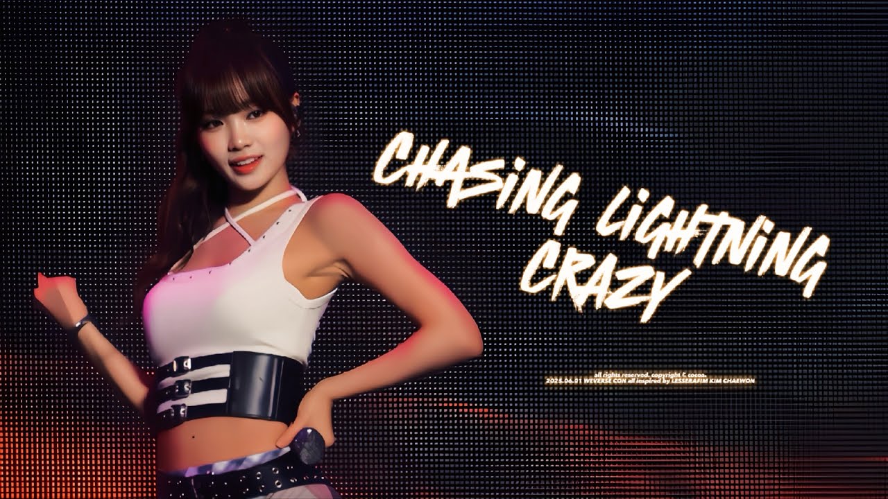 250601 'Chasing Lightning + Crazy' 르세라핌 김채원 직캠 LESSERAFIM KIM CHAEWON FANCAM | 위버스콘 WEVERSE CON 2025