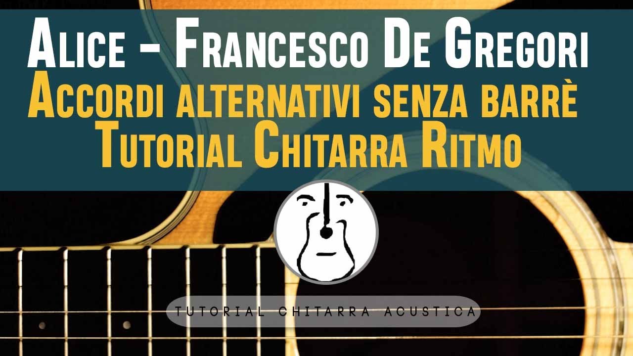 Suonare senza barrè con accordi alternativi - Alice F. De Gregori - Chitarra