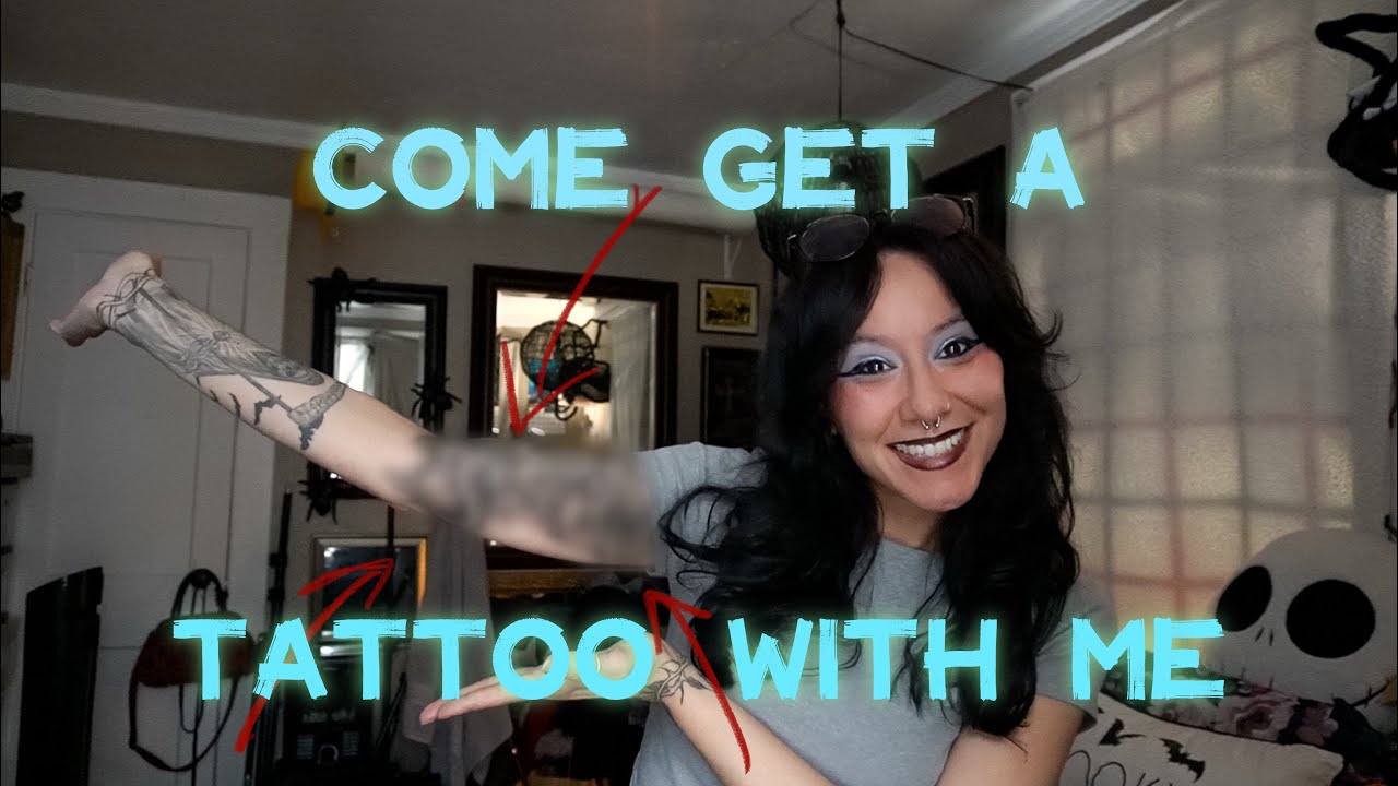 Come with me while I get a new tattoo 🖤
