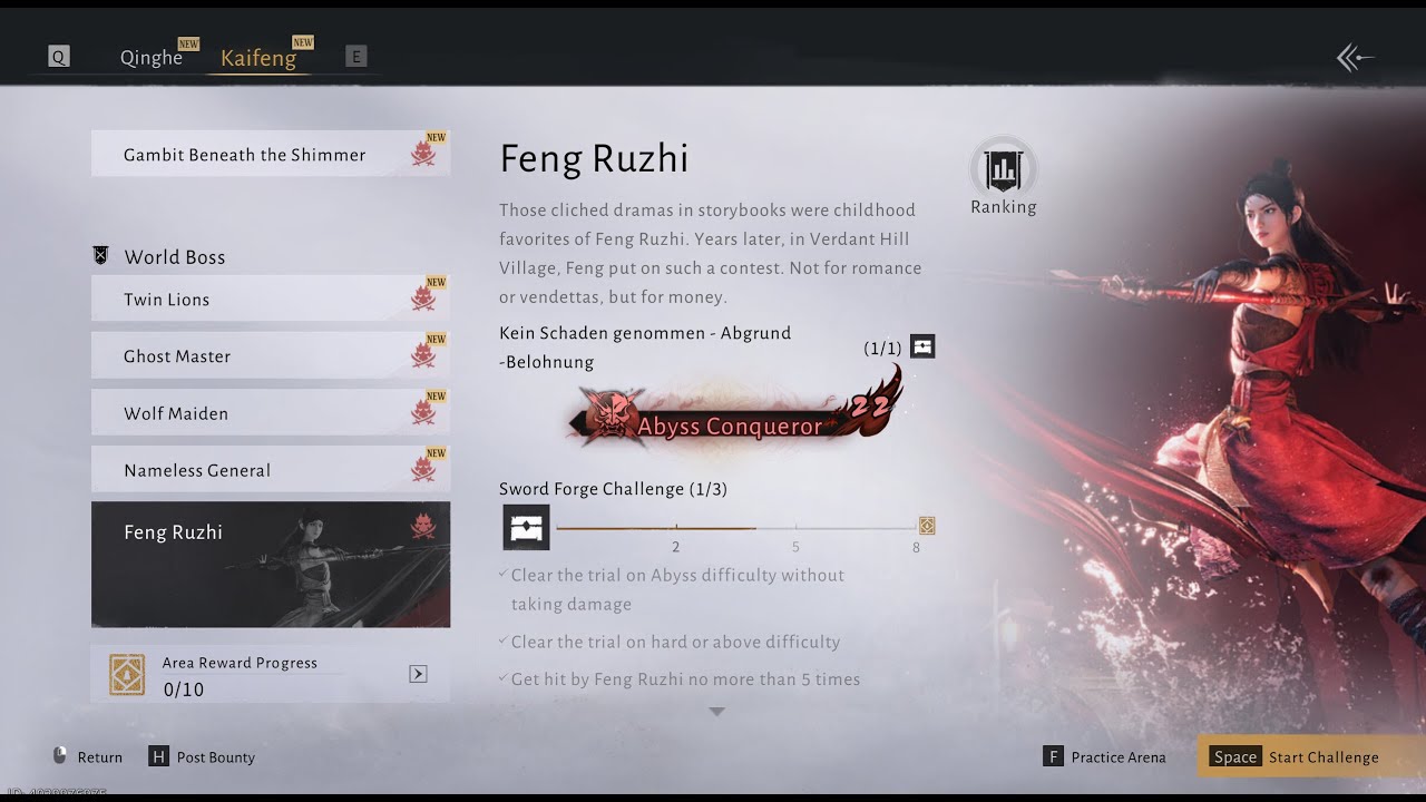Where Winds Meet - Trick No Damage FengRuzhi Kaifeng  NEFTED (Phùng Như Chi)