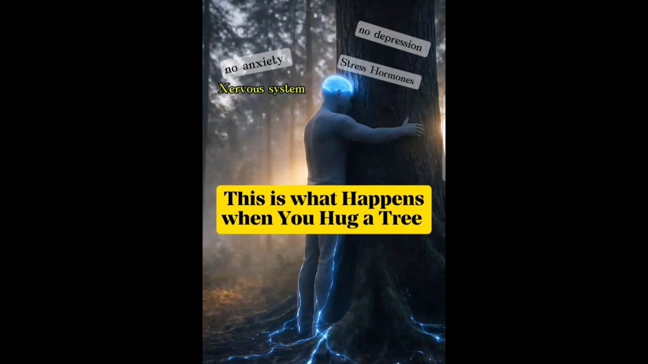 the healing power of tree hugging !