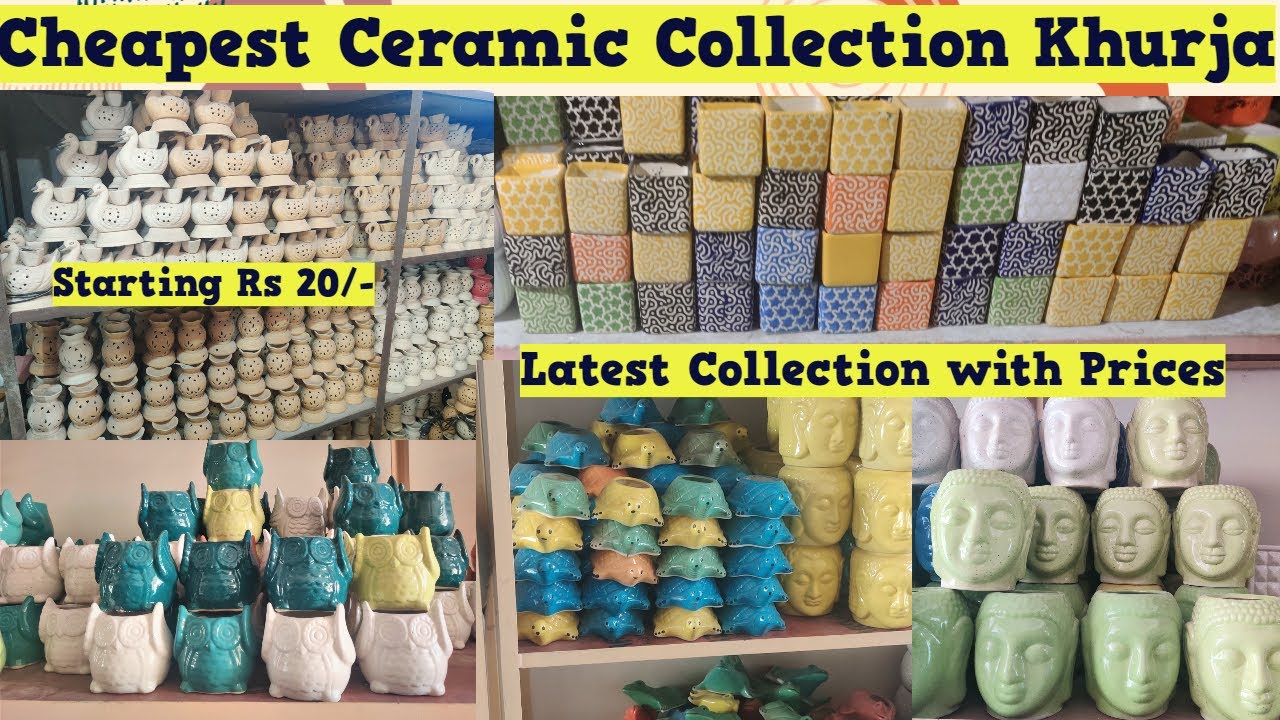 Cheapest Ceramic Pots, Planters and Crockery| Direct Manufacturers |Latest Collection 2021|Khurja