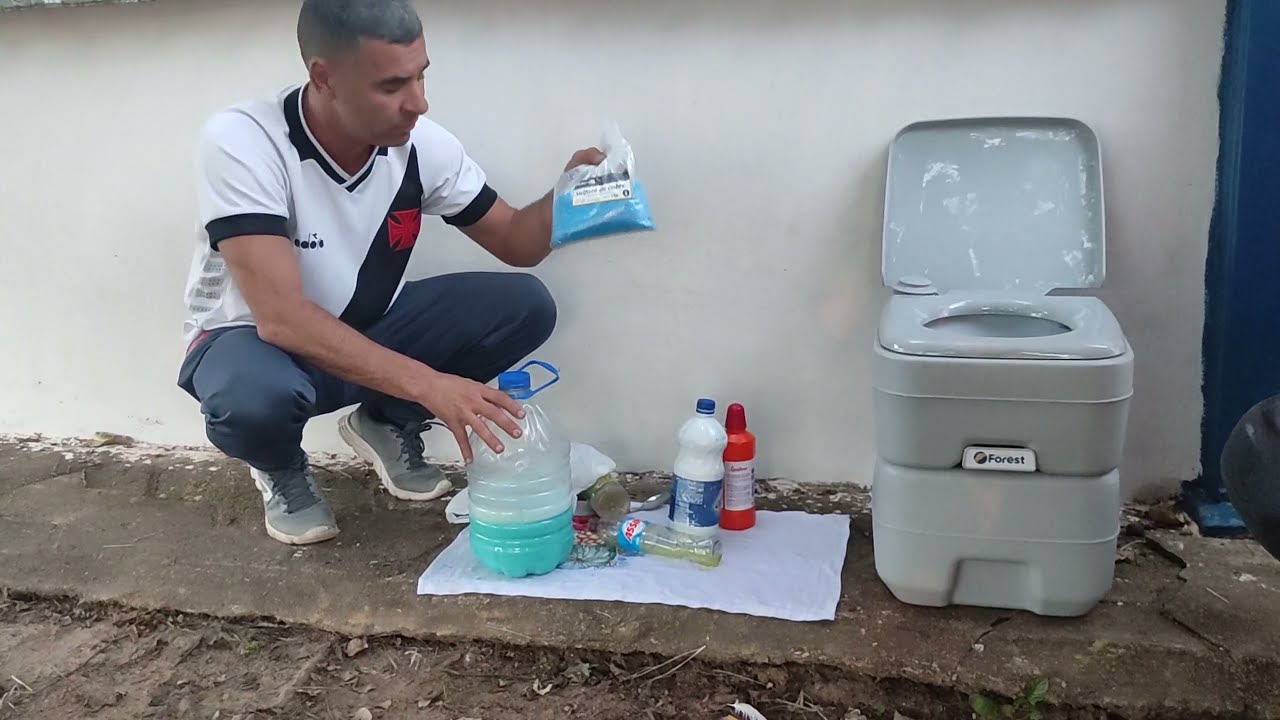 COMO fazer o Líquido do porta pote vaso químico #motorhomeartesanal #kombihomeartesanal #trip #life