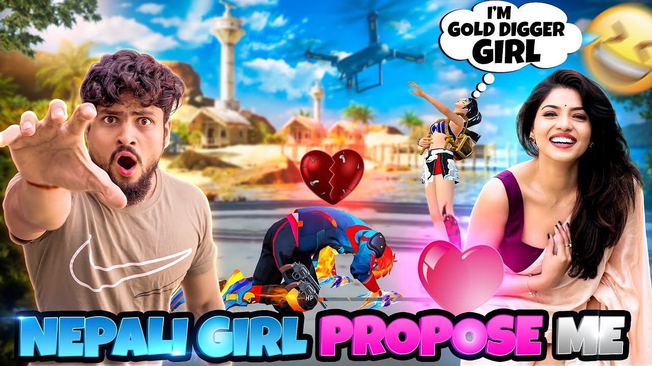 Nepali Girl Propose Indian Kaluwa😍Hot Girls challenged me😤आजा 1 vs 4 Nepal में !! 😂