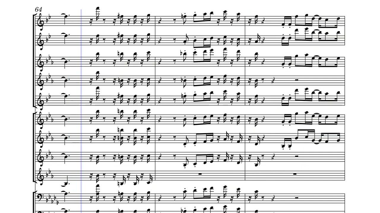 Pizza Day Big Band score - Lucky Chops