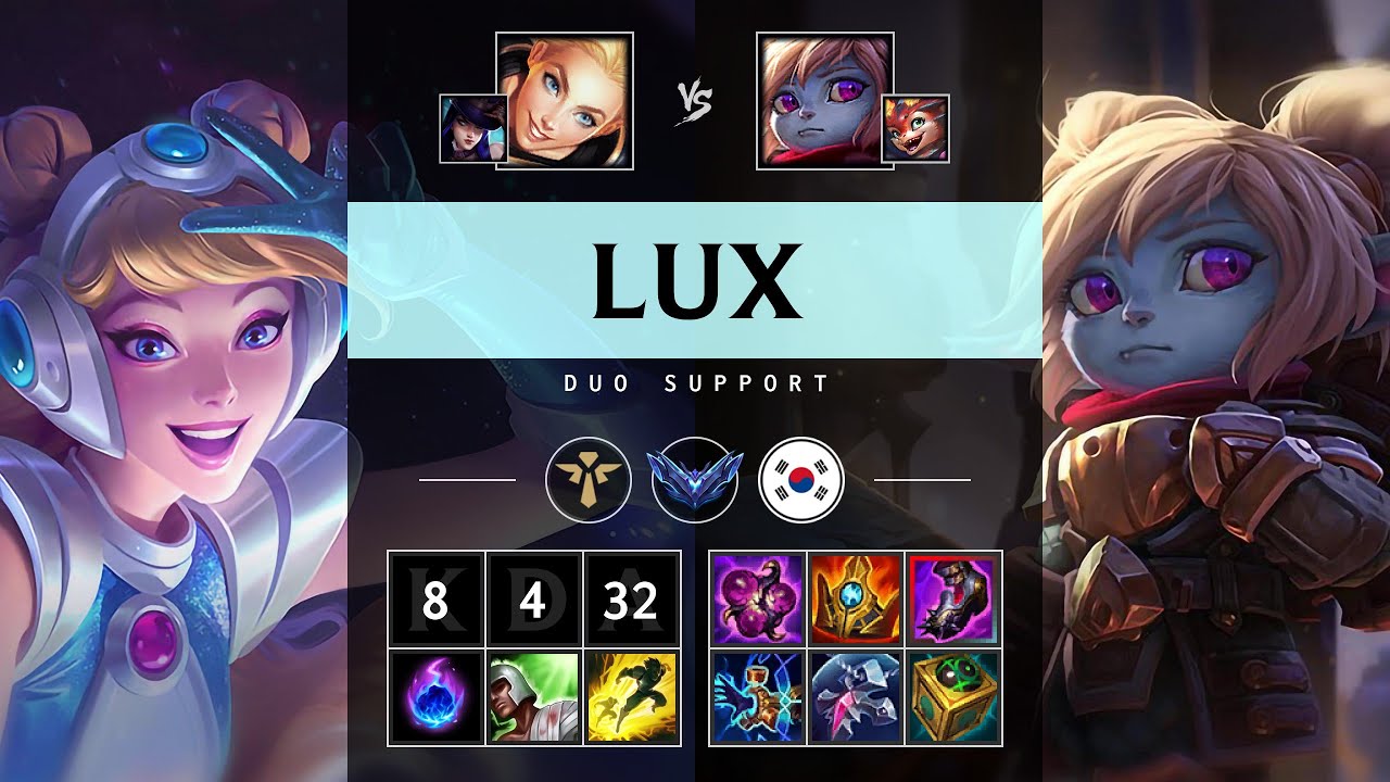 Lux Support vs Poppy: Killing spree - KR Diamond Patch 25.S1.1