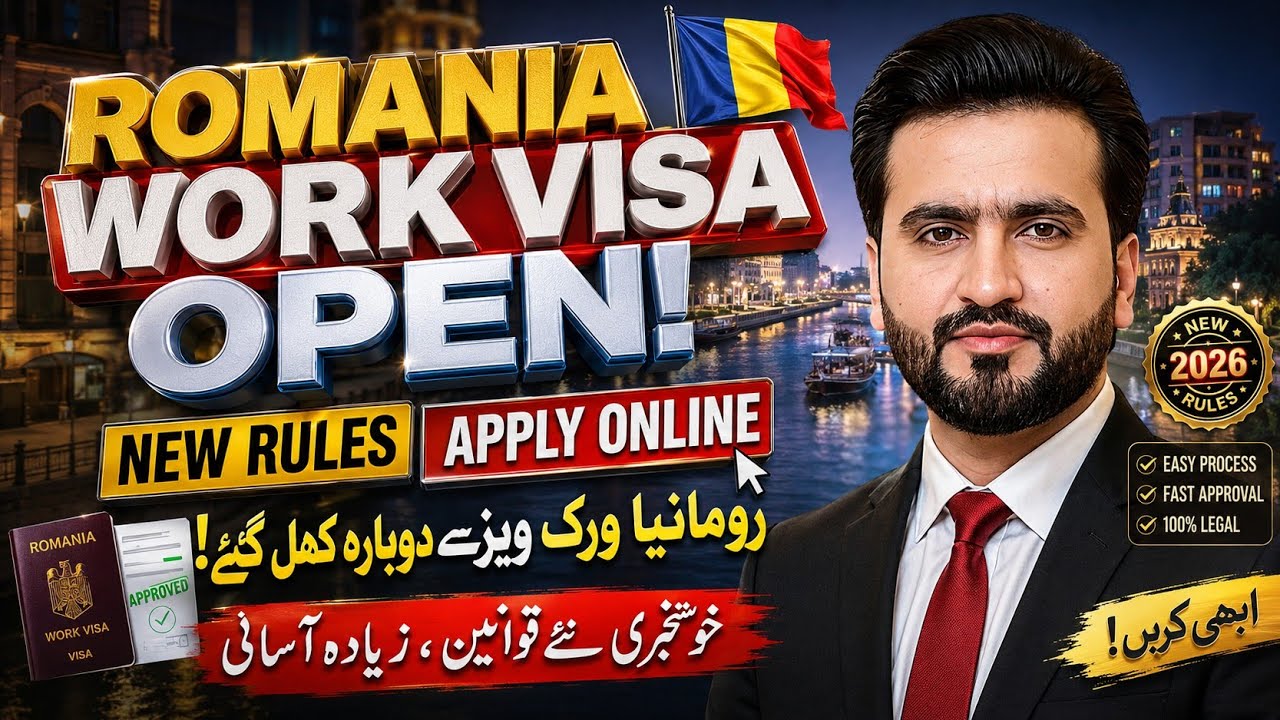 Romania Work Permit Open New Rules 2026 🚨 Big Changes For Pakistan, UAE & KSA Etc Update 2026