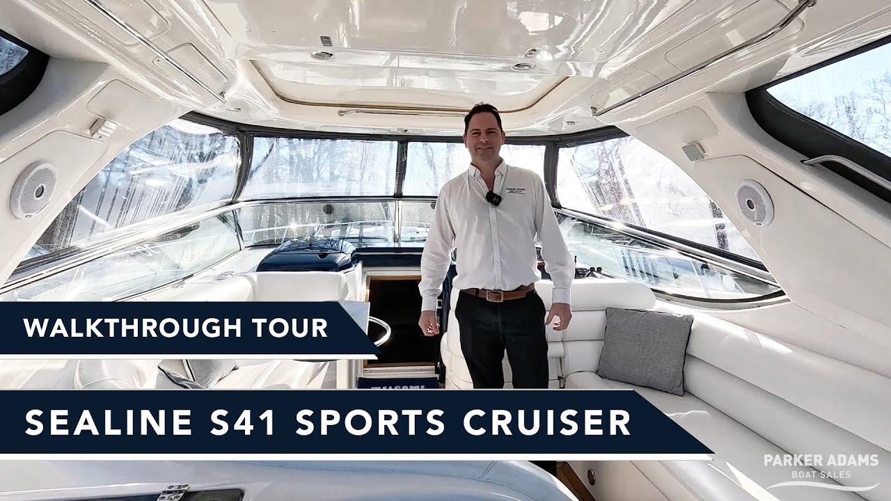 Sealine S41 - Amazingly spacious sports cruiser - Full width aft cabin / Geat family accommodation