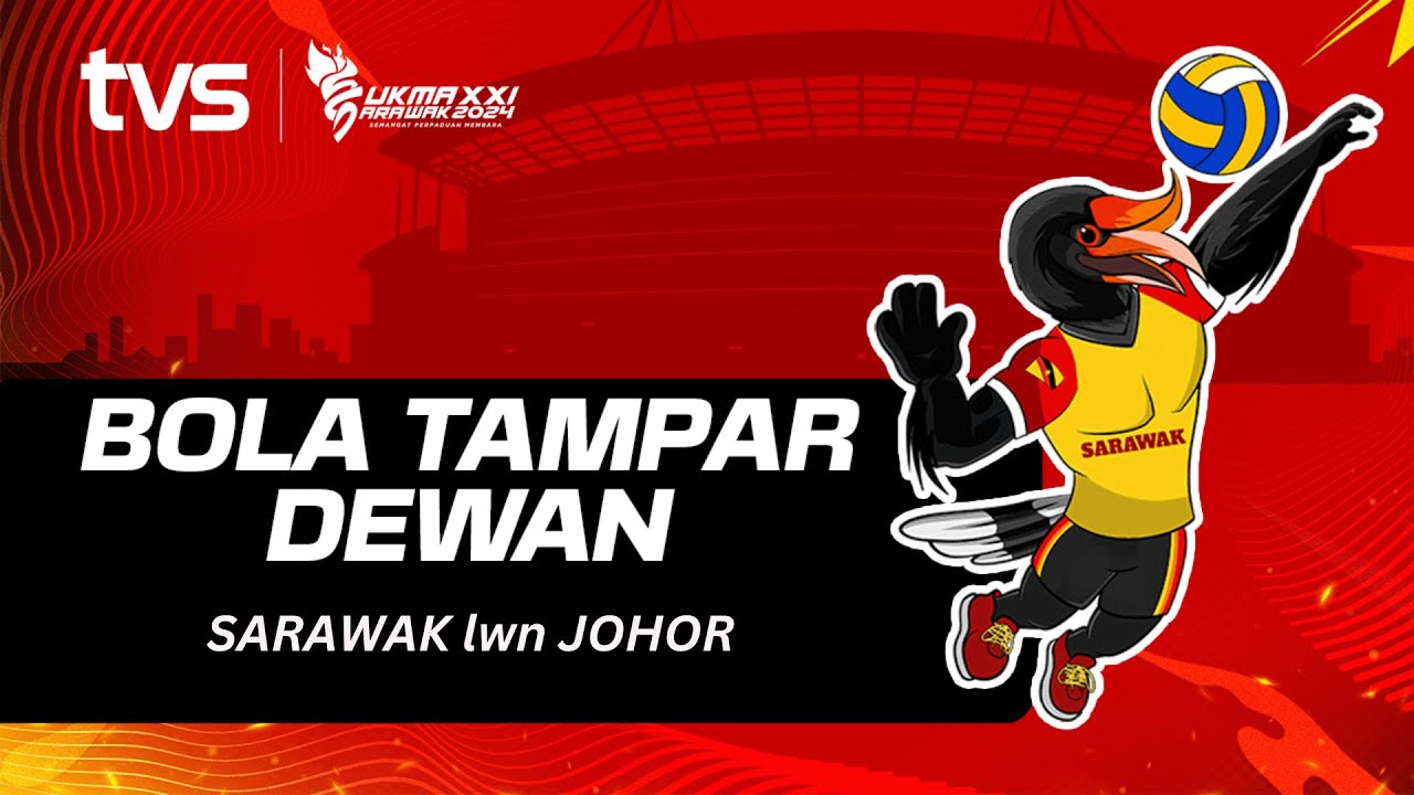 Bola Tampar (L) Sarawak lwn Johor| SUKMA Sarawak 2024