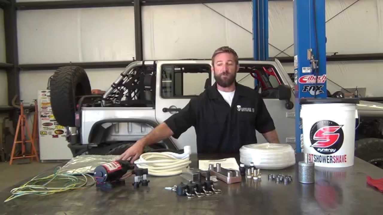 Synergy Sit Shower Shave kit installation.