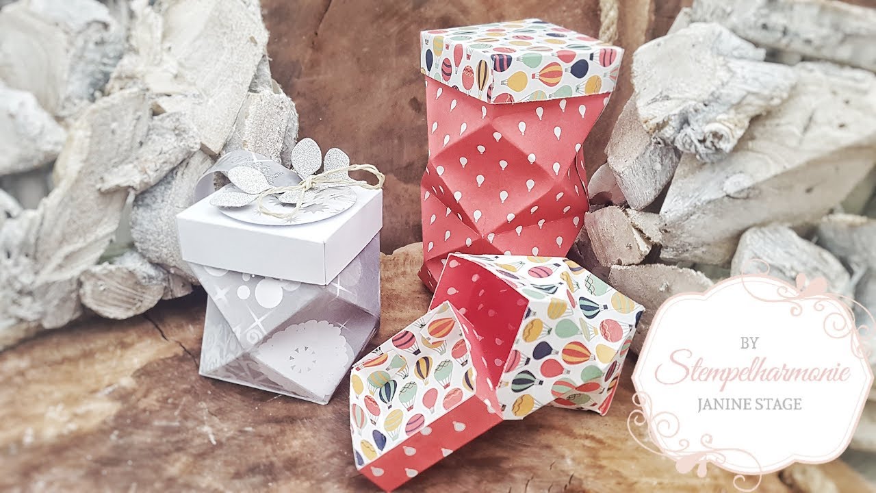 Facettenbox in allen Größen | Anleitung | Stampin' Up! | Stempelharmonie